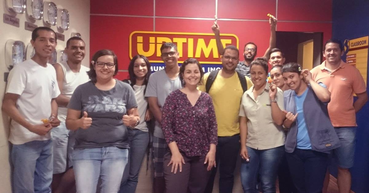 Alunos da UPTIME Barreiro-Belo Horizonte (MG) no Open Fun Class
