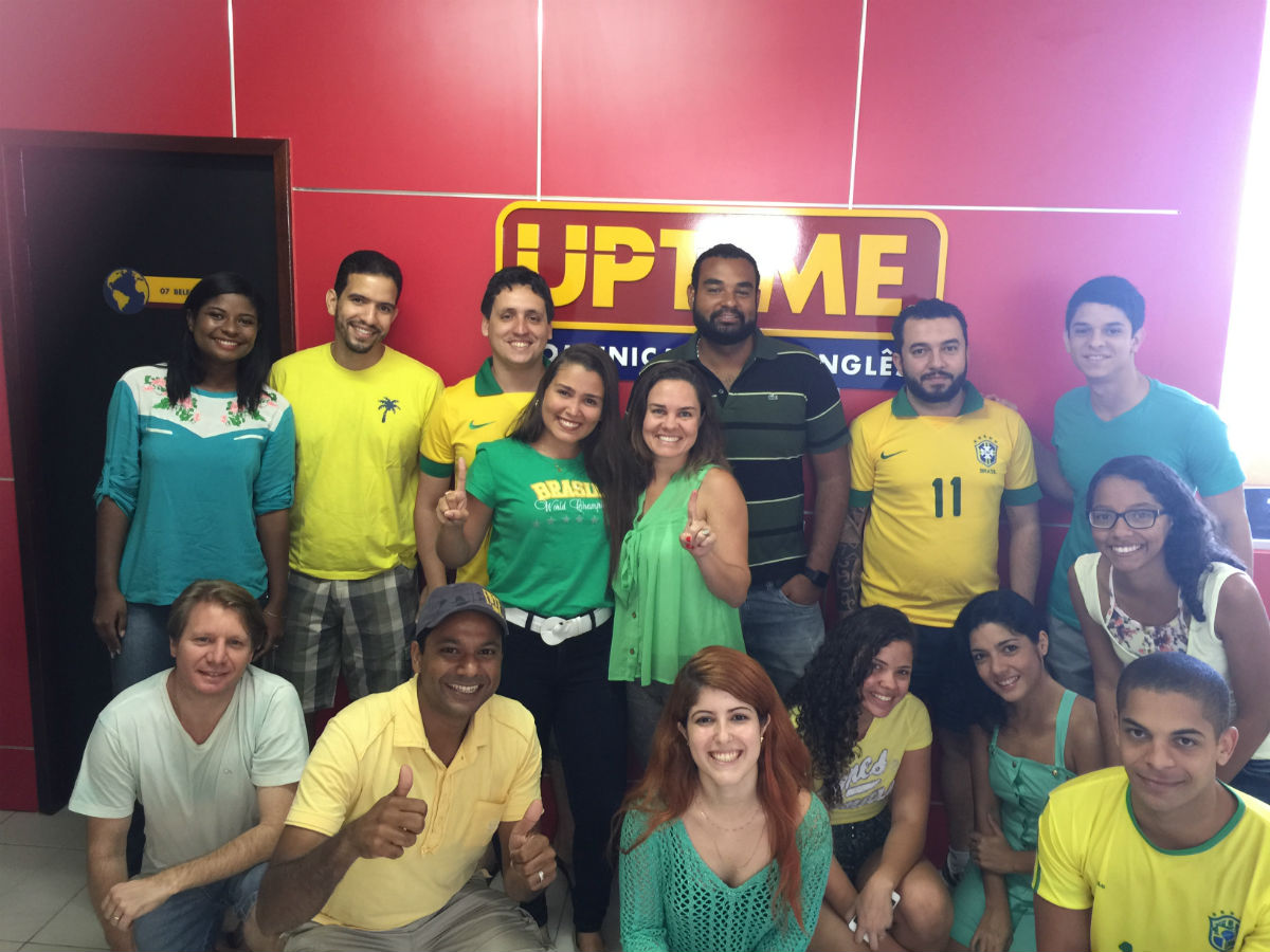 Na unidade Lauro de Freitas, os alunos aprenderam um pouco mais sobre a cultura do Brasil