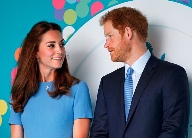Kate Middleton e o Príncipe Harry de Gales