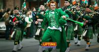 A famosa parada do St. Patrick's Day na Irlanda.