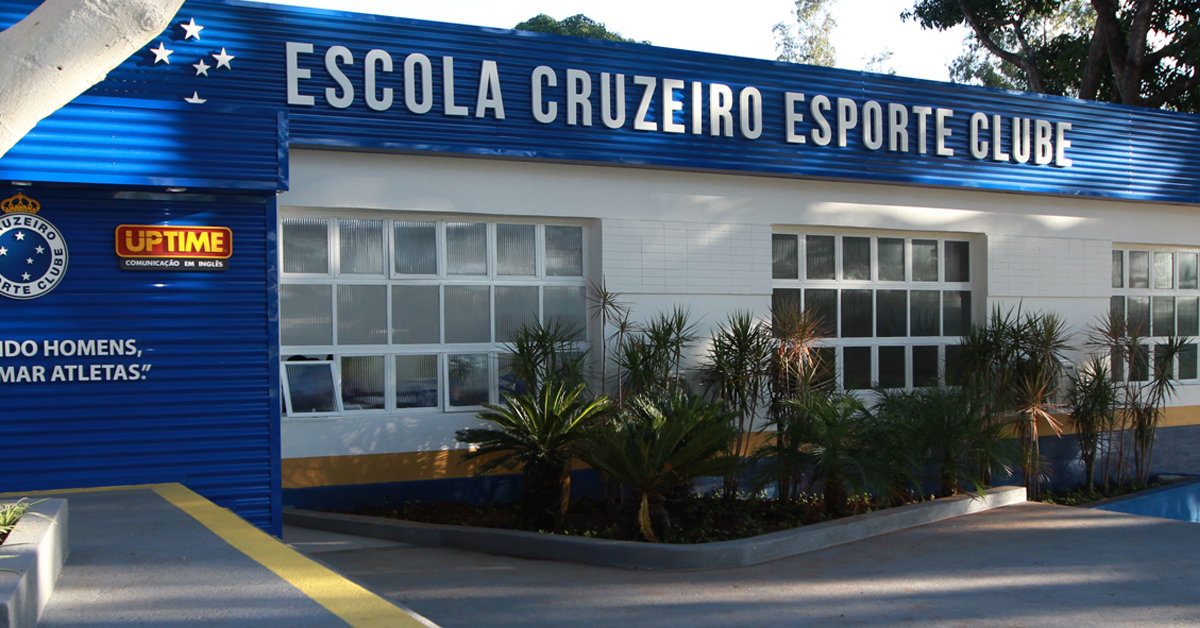 Com o apoio da UPTIME, a Escola do Cruzeiro Esporte Clube foi totalmente revitalizada