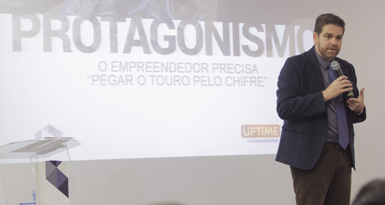 Apresentação do chairman do UPTIME Group, Sérgio Monteiro, durante a Convenção 2017
